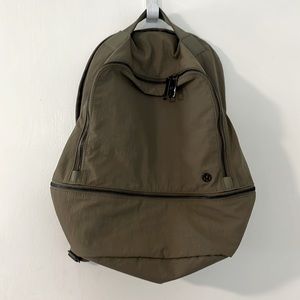 Lululemon backpack, army green color, like new!